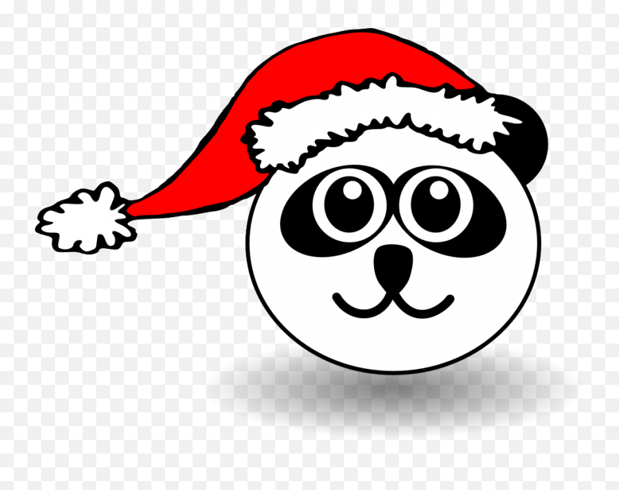 Santa Hat Clipart Minecraft Christmas - Clipart Cat With Christmas Panda Coloring Pages Emoji,Santa Hat Transparent