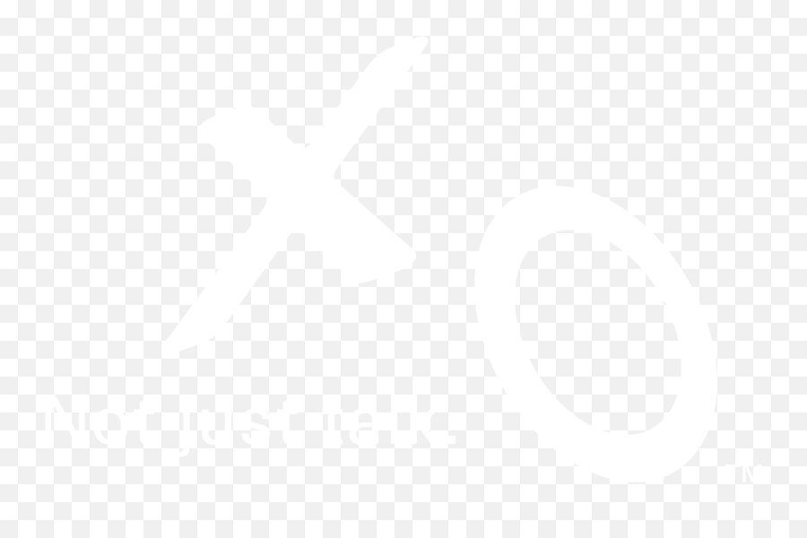 White - Dot Emoji,Xo Logo