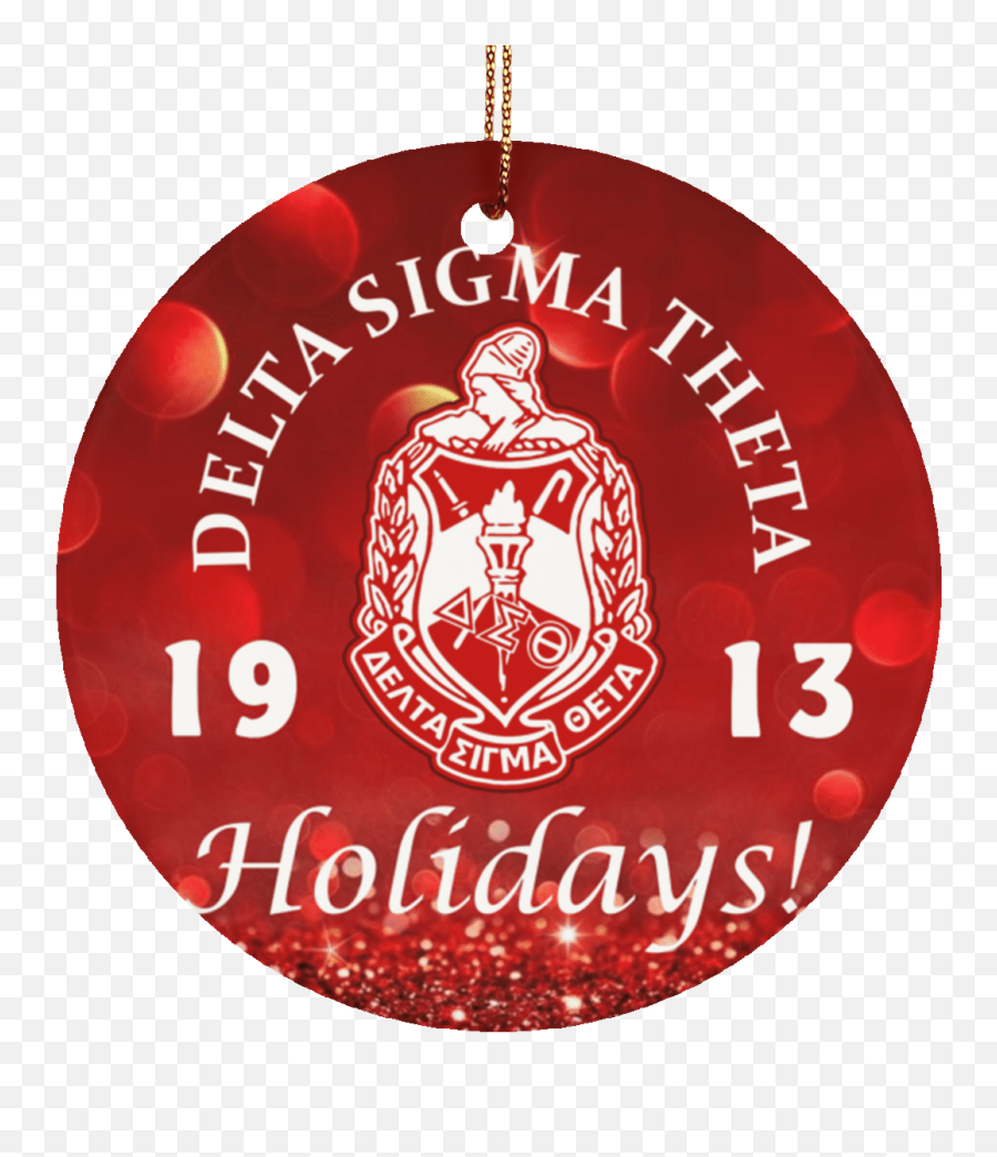 Download Delta Sigma Theta Christmas Ornaments - Delta Sigma Delta Sigma Theta Emoji,Delta Sigma Theta Logo