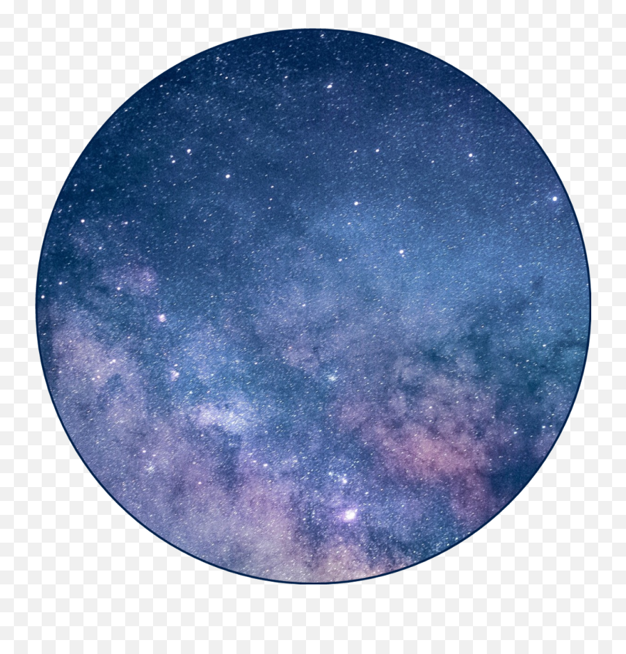 Sky Space Circle Transparent Png Image - Galaxy Circle Transparent Background Emoji,Galaxy Transparent