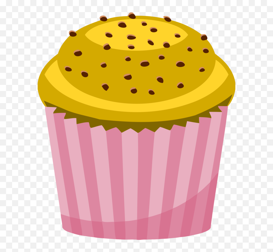 Cup Baking Cup Yellow Png Clipart - Cake Emoji,Brownie Clipart