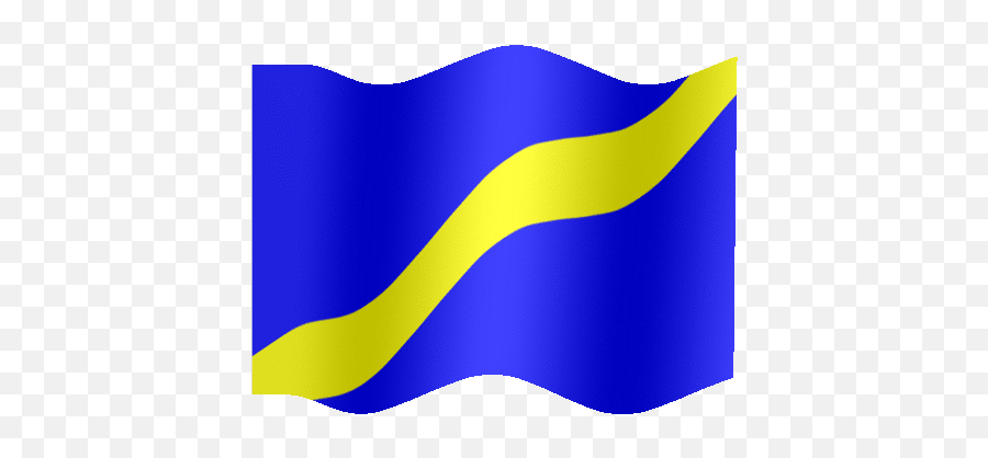Animated Blue Flag Yellow Stripe Flag Country Flag Of - Blue Flag Yellow Stripe Emoji,Racing Flag Clipart