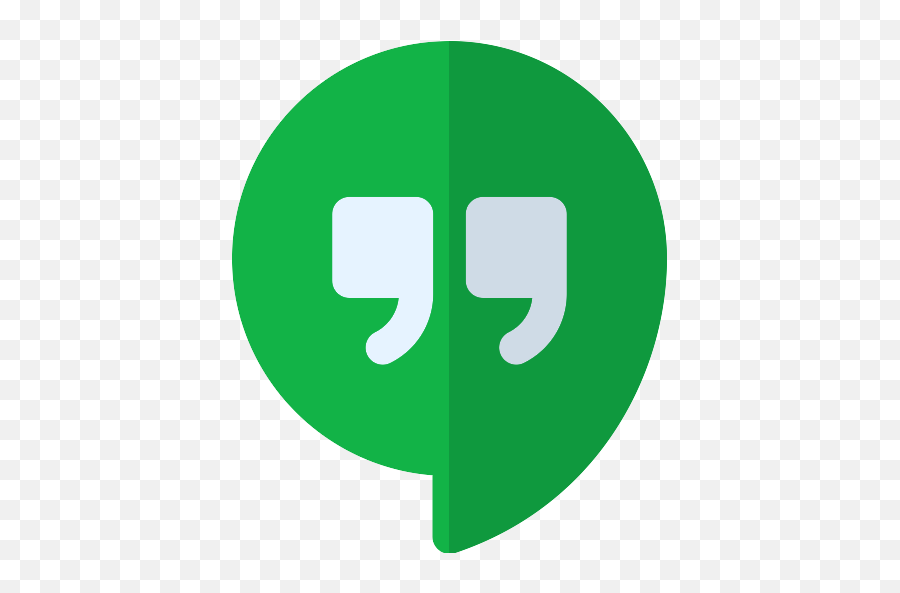 Hangouts Logo Vector Svg Icon - Goggle Hagouts Media Icon Emoji,Google Hangouts Logo