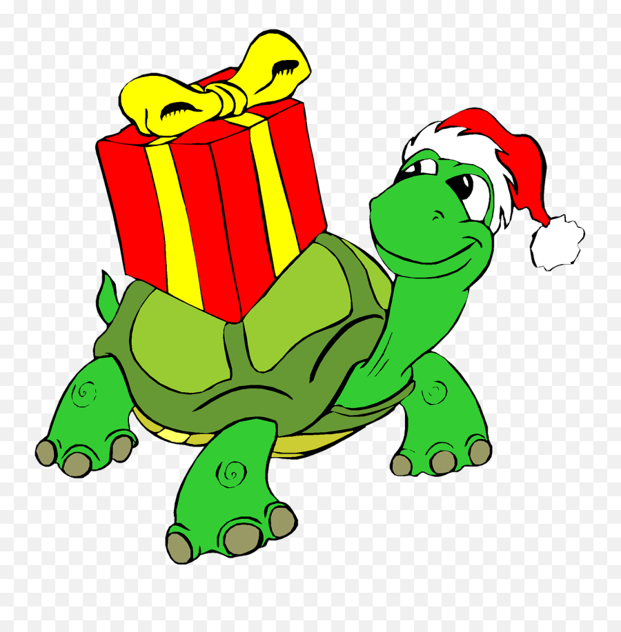 Christmas Holiday Clip Art - Christmas Turtle Clipart Christmas Turtle Clipart Emoji,Christmas Caroling Clipart