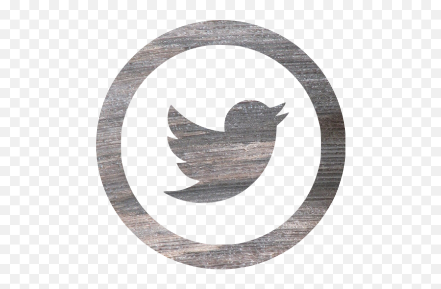 Weathered Wood Twitter 5 Icon - Free Weathered Wood Social Twitter Png Logo Purple Emoji,Twitter Icon White Png