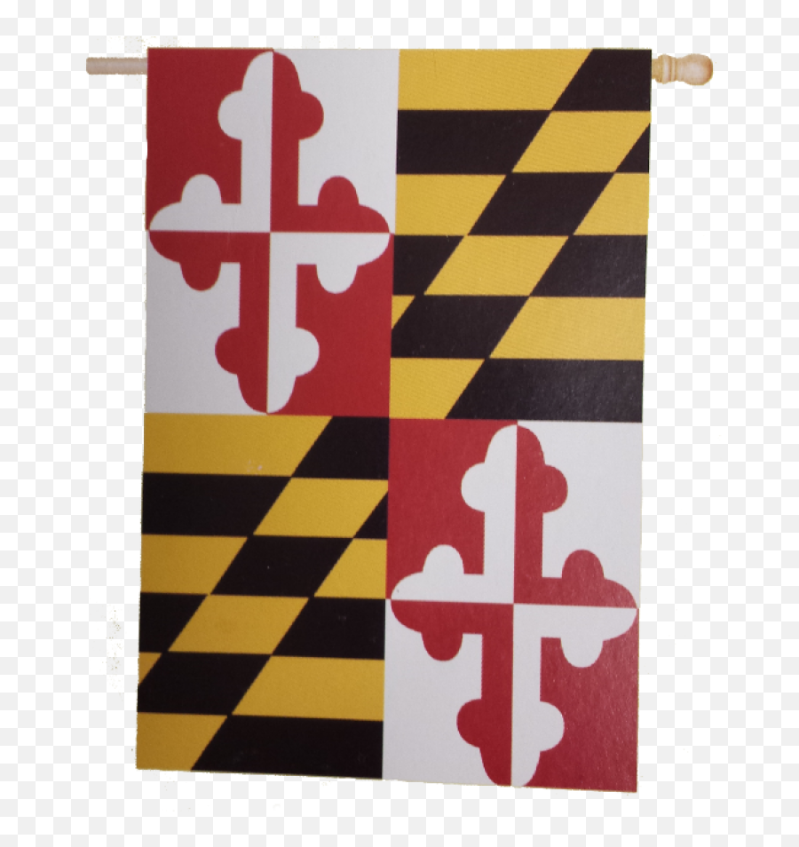 State Of Maryland Banner House Flag Emoji,Maryland Flag Png