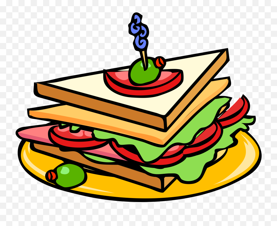 Free Clip Art - Clipart Sandwich Emoji,Sandwich Clipart