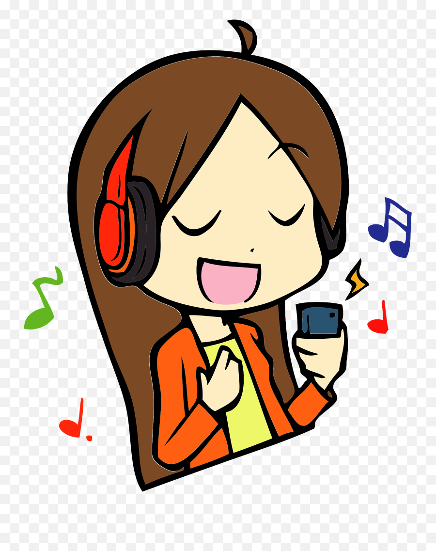 Music - Listen To Music Clipart Transparent Emoji,Music Clipart