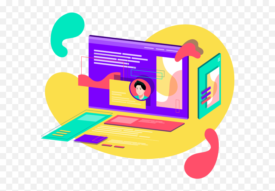 Web Design And Web Development Hong Kong - Grayscale Website Illustration Png Emoji,Web Developer Logo