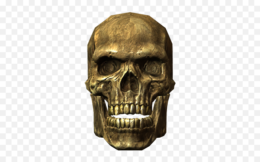 Skull - Skyrim Skull Png Emoji,Skull Png