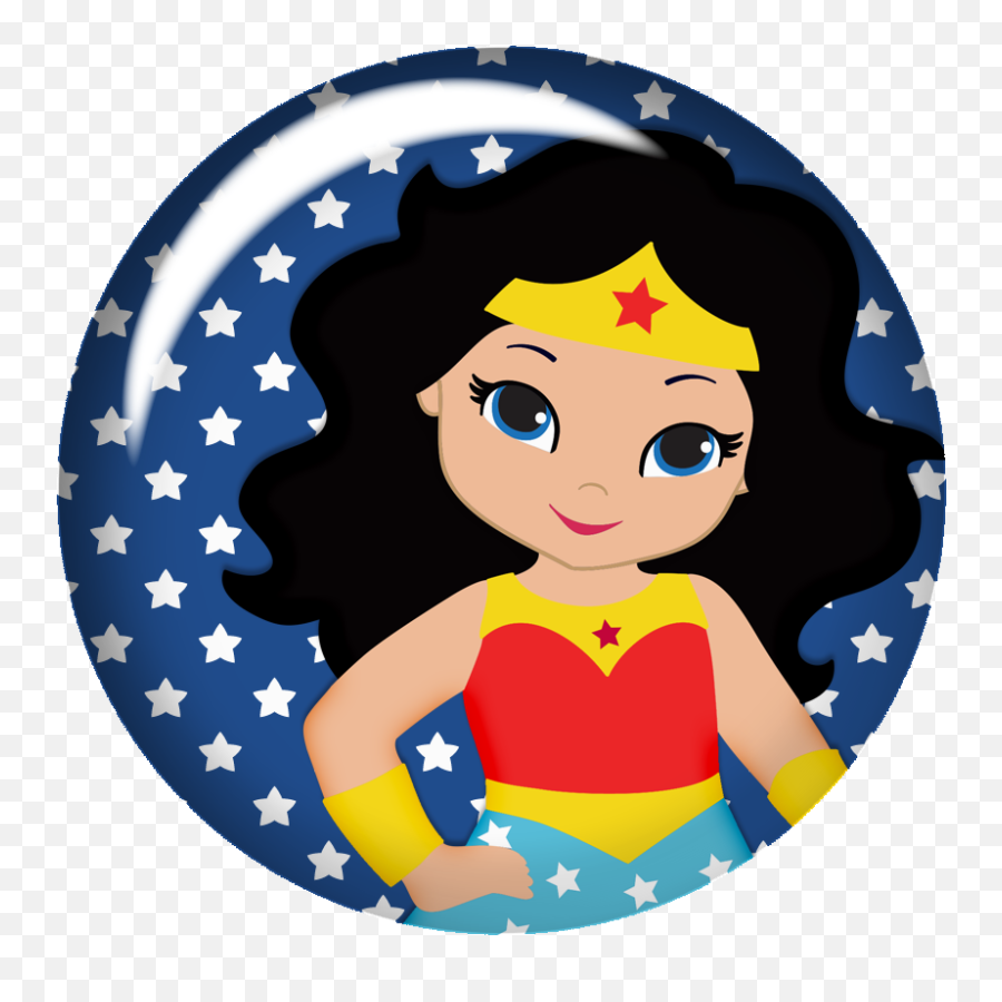 Oh My Fiesta For Geeks Wonder Woman Baby Clipart Wonder - Mujer Maravilla Infantil Emoji,Wonder Woman Clipart