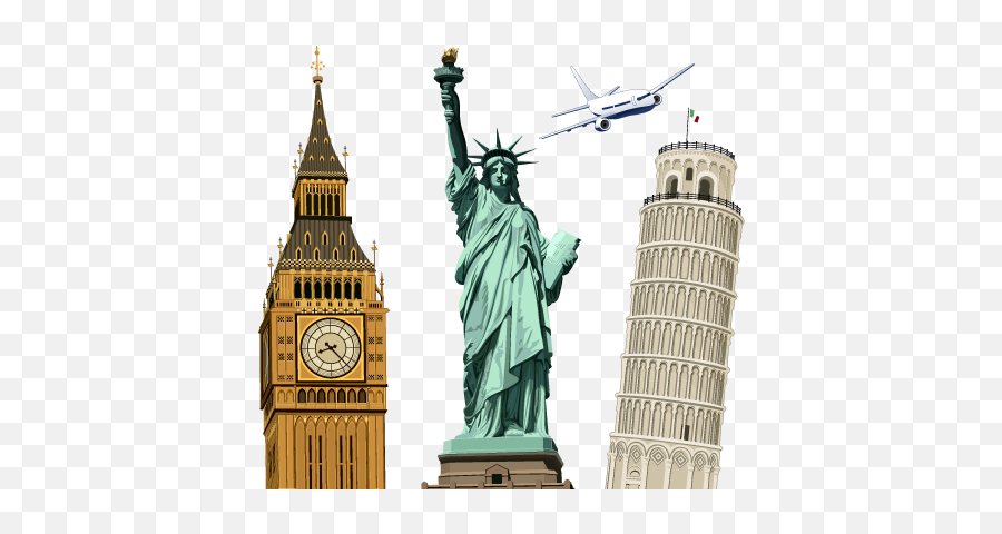 Download Hd Tower Clipart Biza - Statue Of Liberty Statue Of Liberty Emoji,Statue Of Liberty Clipart