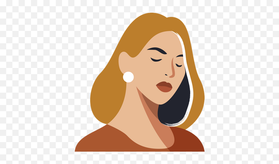 Best Premium Woman With Beautiful Face Illustration Download Emoji,Woman Face Png