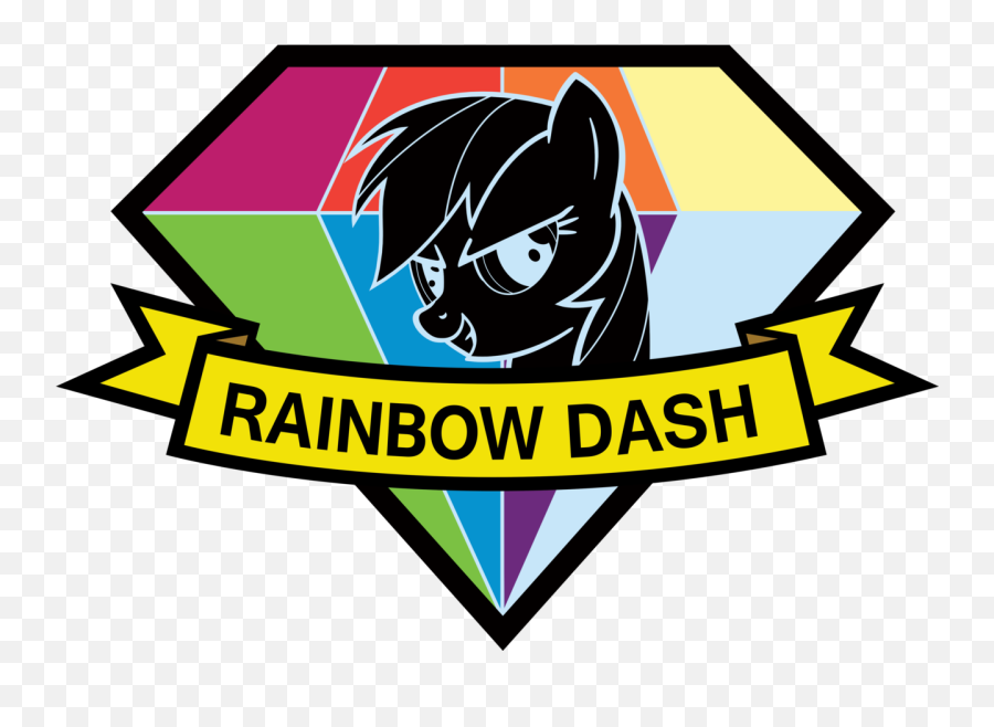 Rainbow Dash Metal Gear Solid - Diamond Dogs Patch Png Emoji,Konami Logo