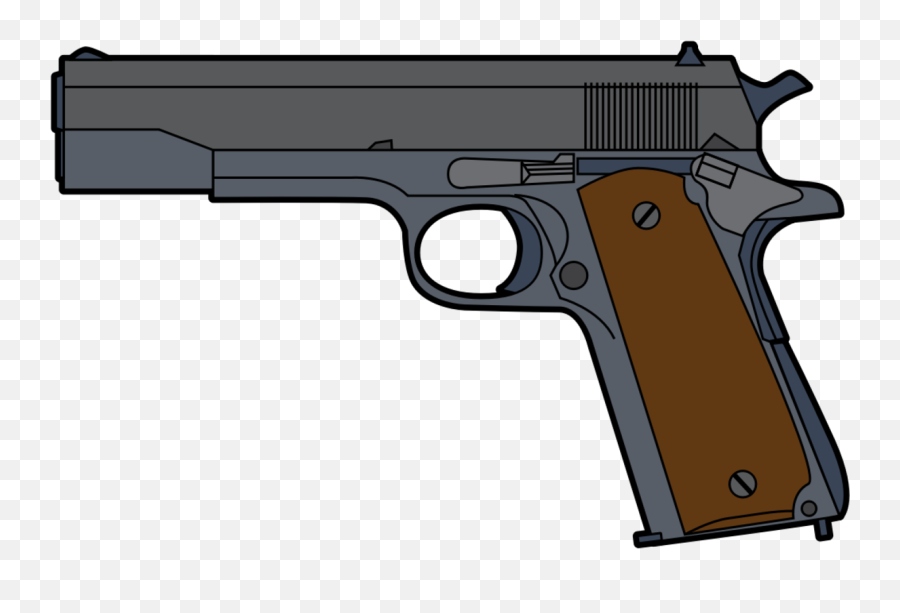Transparent Background Gun Clipart - Cartoon Transparent Gun Emoji,Gun Transparent Background
