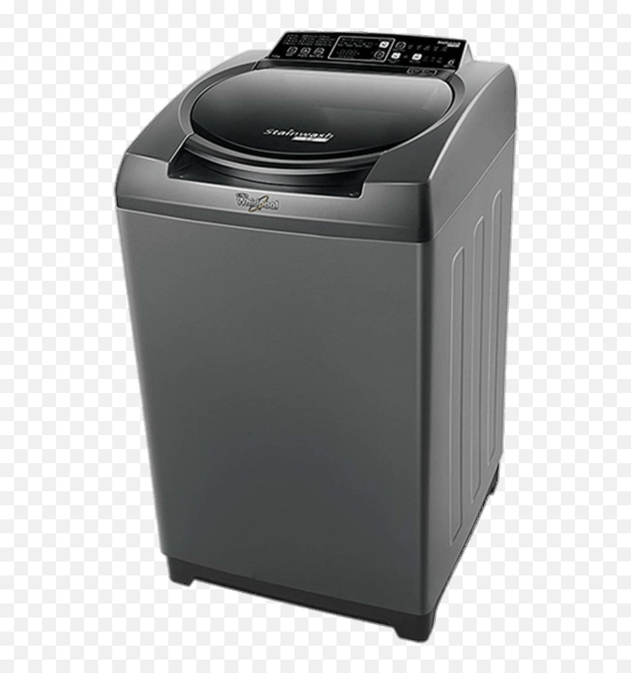 Whirlpool Grey Washing Machine Transparent Png - Stickpng Whirlpool Washing Machine Kg Fully Automatic Emoji,Washing Machine Clipart