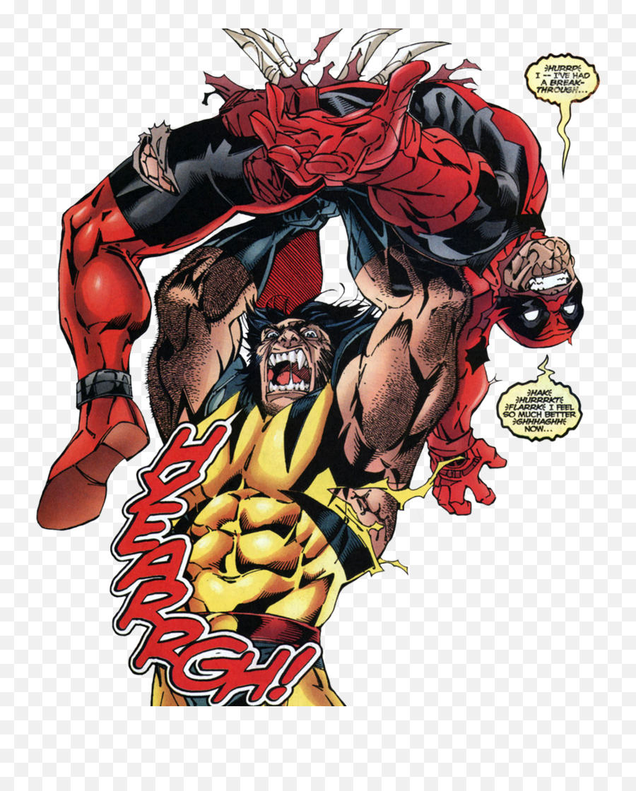 Png - Marvel Deadpool Wolverine Emoji,Vs Png