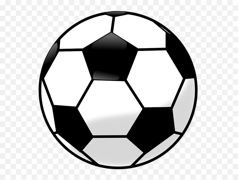 Soccer Ball Clip Art At Clker - Transparent Soccer Ball Cartoon Emoji,Soccer Goal Clipart