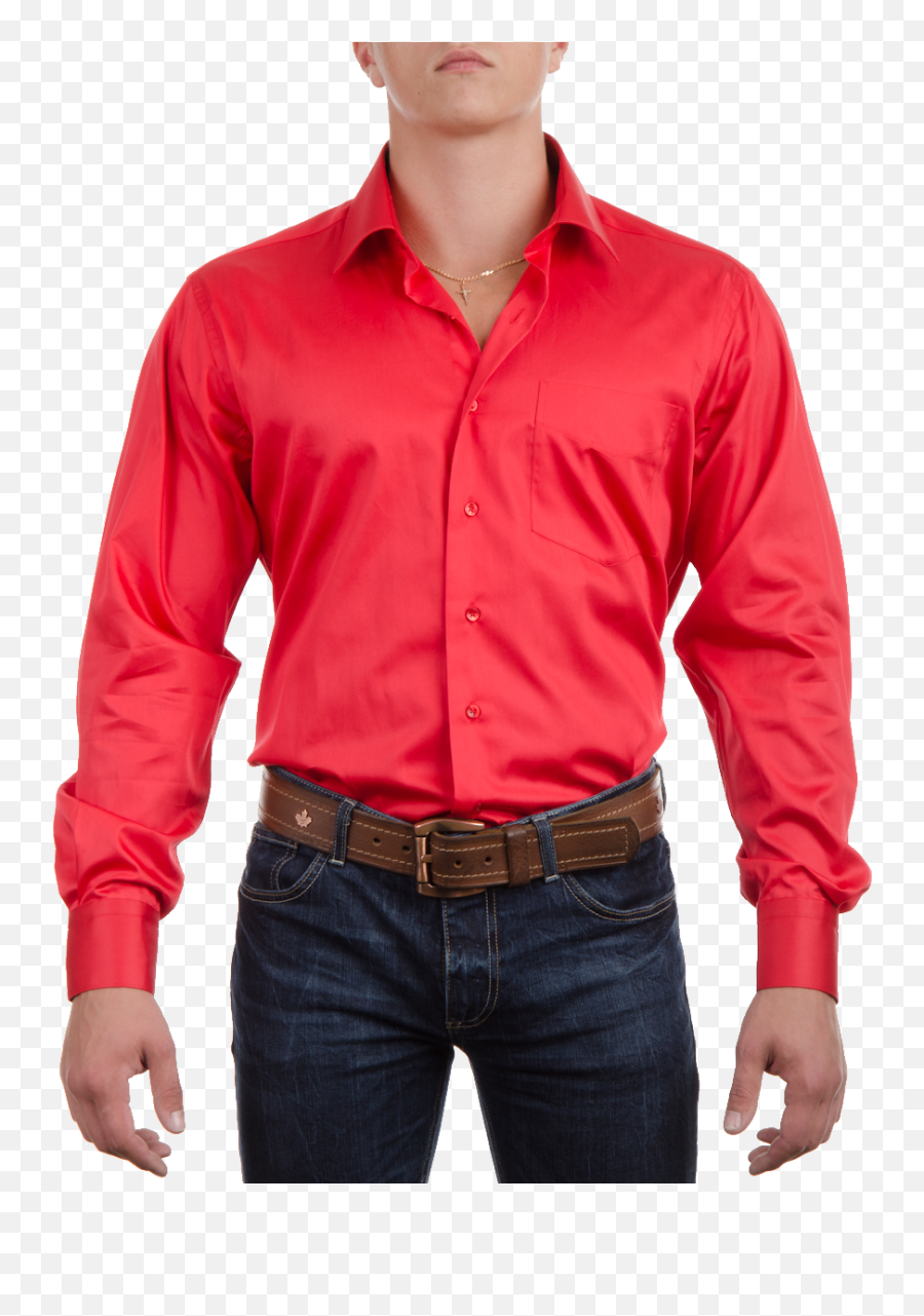 Red Dress Shirt Png Image - Red Colour Shirt Png Emoji,Red Shirt Png