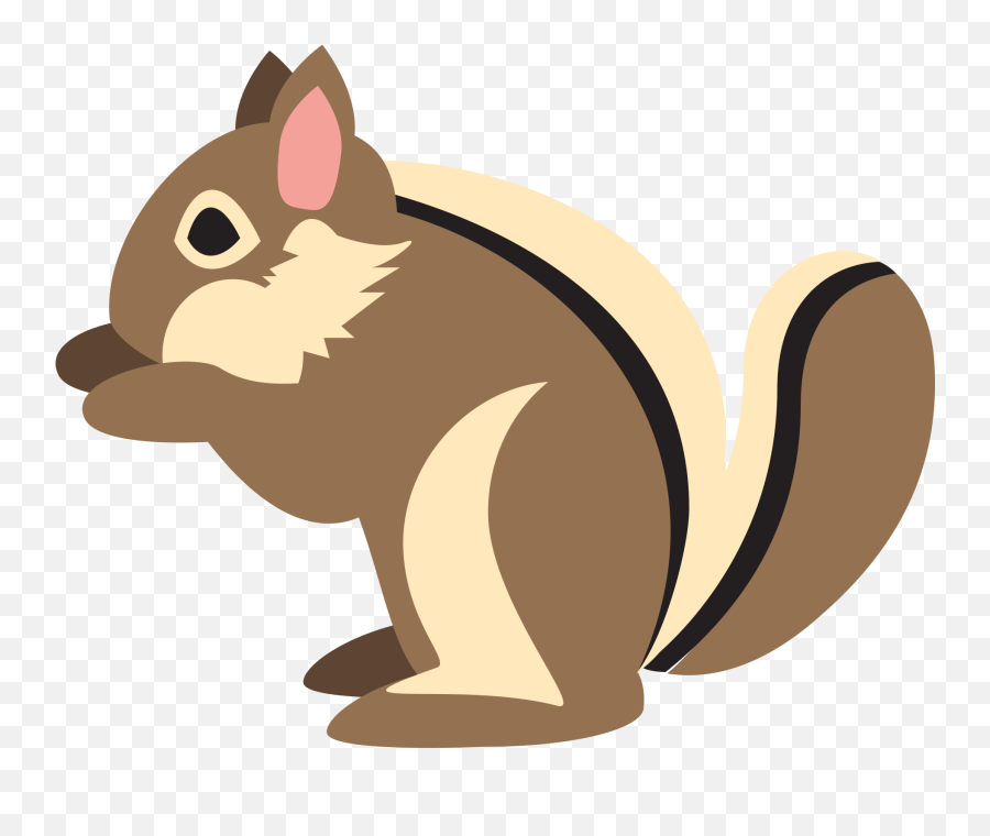 Chipmunk - Dead Squirrel Emoji Transparent Transparent Png Chipmunk Cartoon Transparent Background,Squirrel Transparent