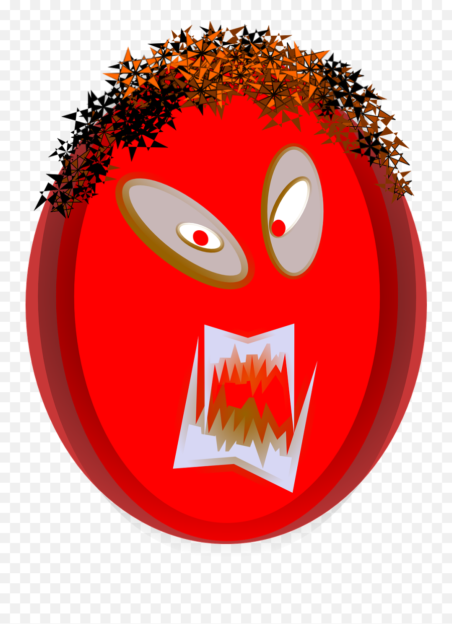 Angry Face Head Red Smileys Png Picpng Emoji,Angry Face Png