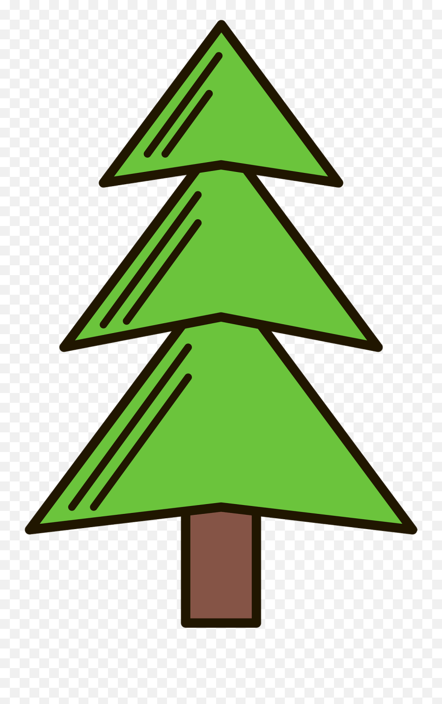 Pine Tree Clipart - Vertical Emoji,Pine Tree Clipart