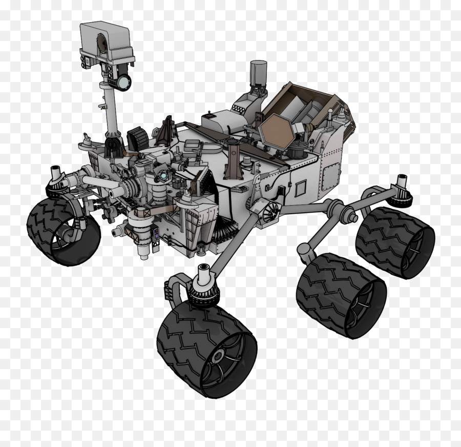 Download Hd Curiosity Png - Mars Curiosity Rover Png Transparent Mars Rover Png Emoji,Mars Transparent Background