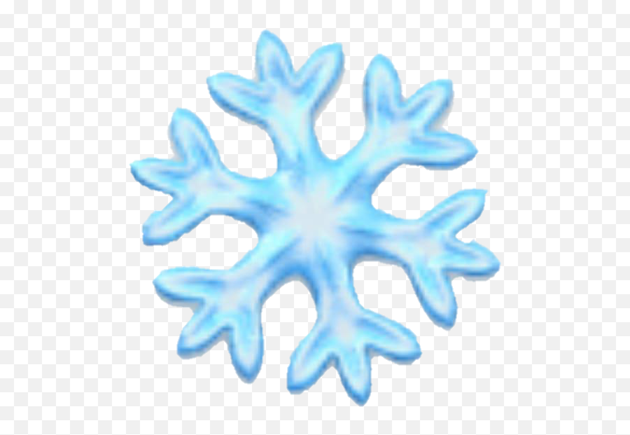 Download Emoji Snowflake Snow Snowing - Snowflake,Snowing Png