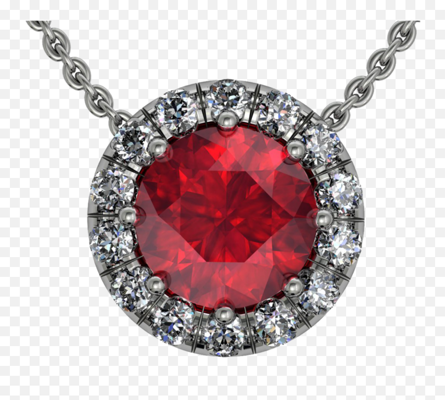 Ruby Pendant Png Image - Jewelry Png Emoji,Chain Necklace Png