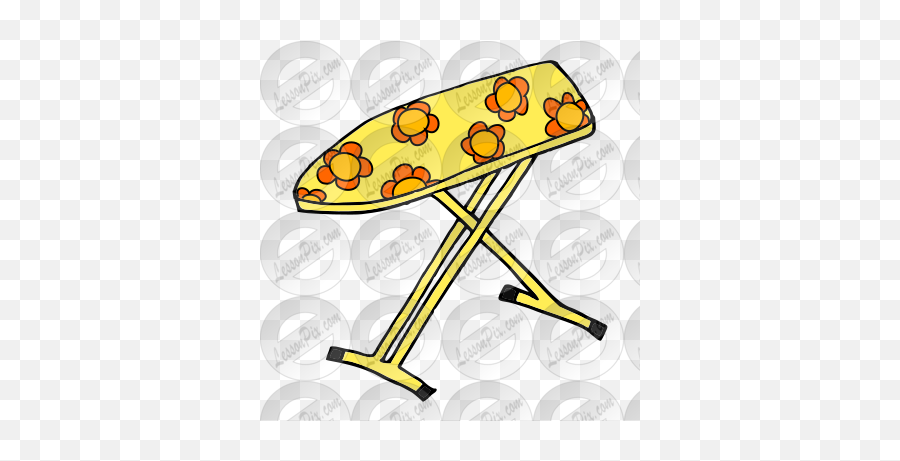 Ironing Board Picture For Classroom Therapy Use - Great Pizza Emoji,Board Clipart