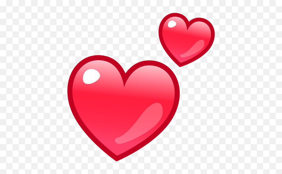 Two Hearts Emoji,Two Hearts Png