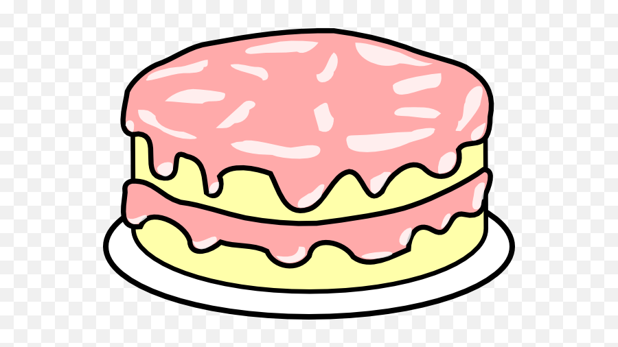Cake Clipart - Cake Image Without Candles Emoji,Cake Clipart
