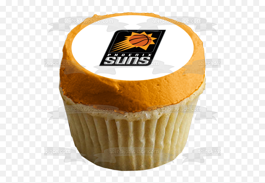 Phoenix Suns 2017 Logo Nba Edible Cake Topper Image Abpid00395 Emoji,Phoenix Suns Logo Png