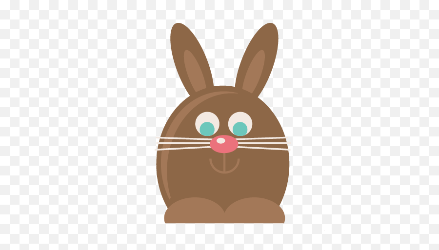 Chocolate Easter Bunny Svg Cutting File For Scrapbooking Emoji,Easter Candy Clipart