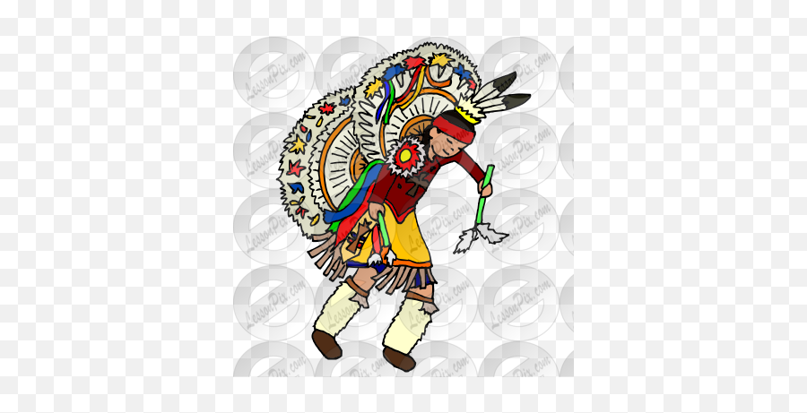 Native American Picture For Classroom Therapy Use - Great Traditional Emoji,Native American Clipart