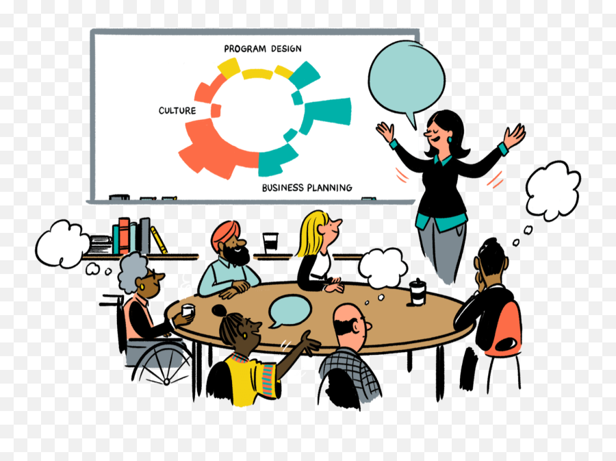Conversation Clipart Diversity - Volunteering Png Download People Planning Clip Art Emoji,Diversity Clipart