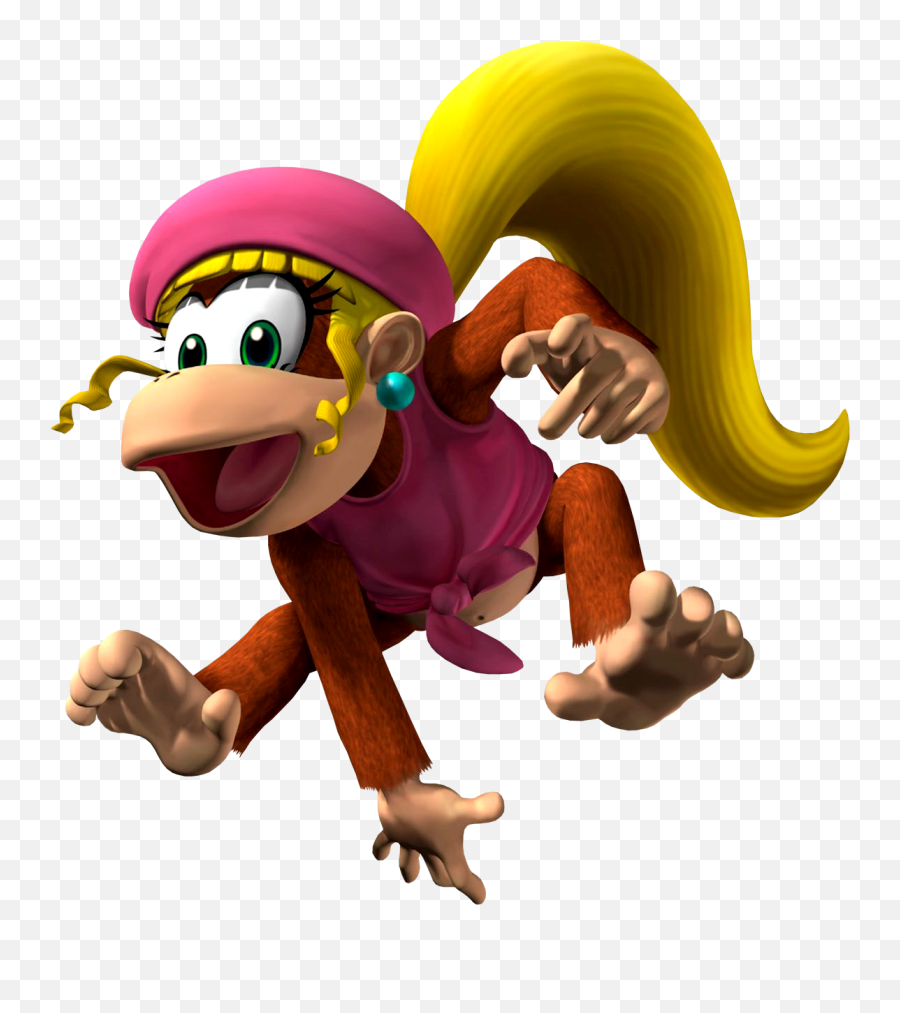 Donkey Kong Country Tropical Freeze Is - Dixie Kong Emoji,Donkey Kong Country Logo