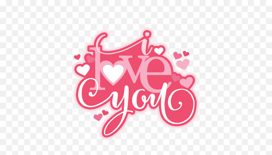 I Love You Cute Love You Clipart Clipart 1140432 - Png Love You Design Png Emoji,You Clipart