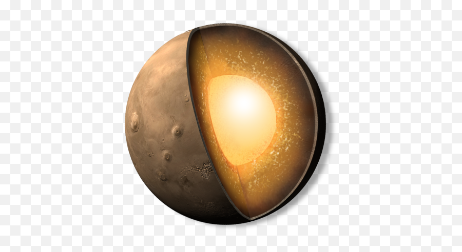 Mars Up To Its Core - Mars Interior Emoji,Mars Png