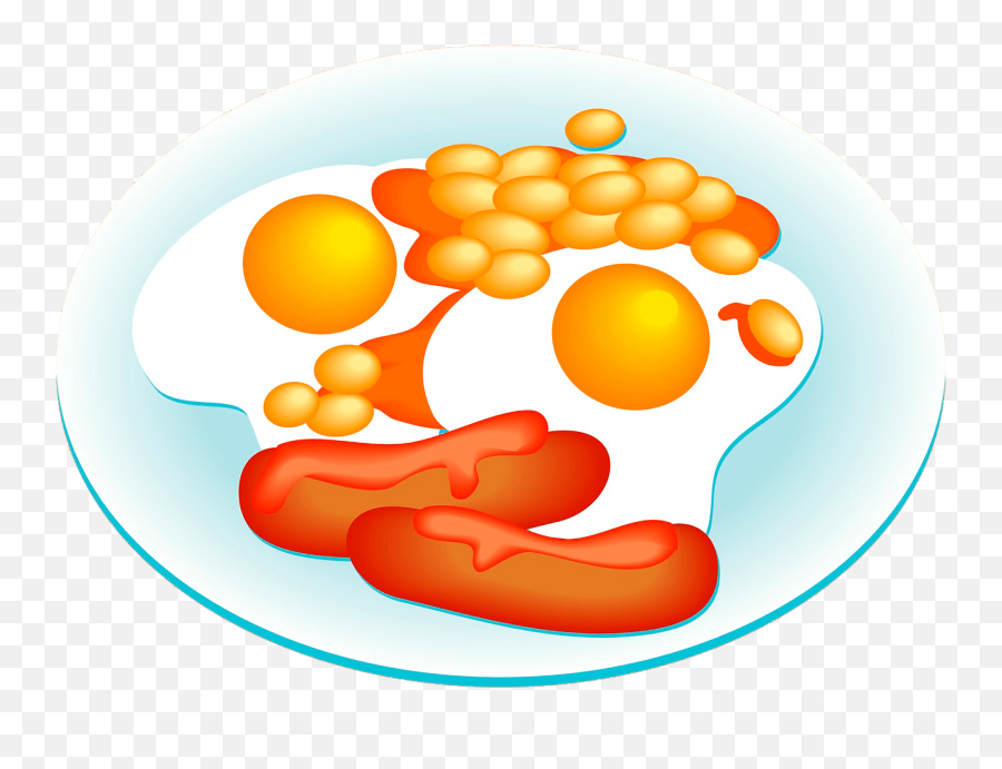 Breakfast Clipart Free Download Transparent Png Creazilla - Cartoon Breakfast Plate Emoji,Breakfast Clipart