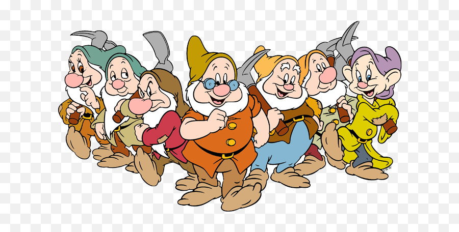 Library Of Snow White And The Seven Dwarfs Disney Jpg Stock - Seven Dwarfs Clip Art Emoji,Disney Clipart