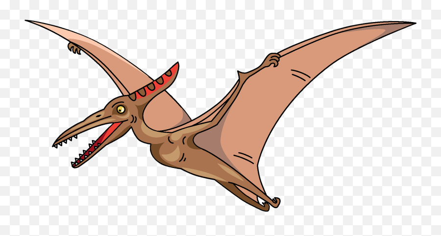 Pterodactyl Clipart - Pterodactyl Clipart Png Emoji,Pterodactyl Png