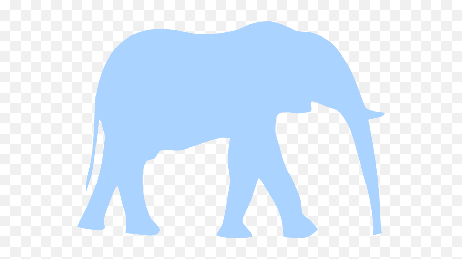 Elephant Clip Art Silhouette - Elephant Silhouette White Png Emoji,Elephant Silhouette Clipart