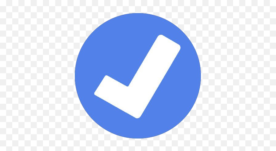 Facebook Verified Badge Png Transparent - Transparent Facebook Verification Badge Emoji,Facebook Transparent