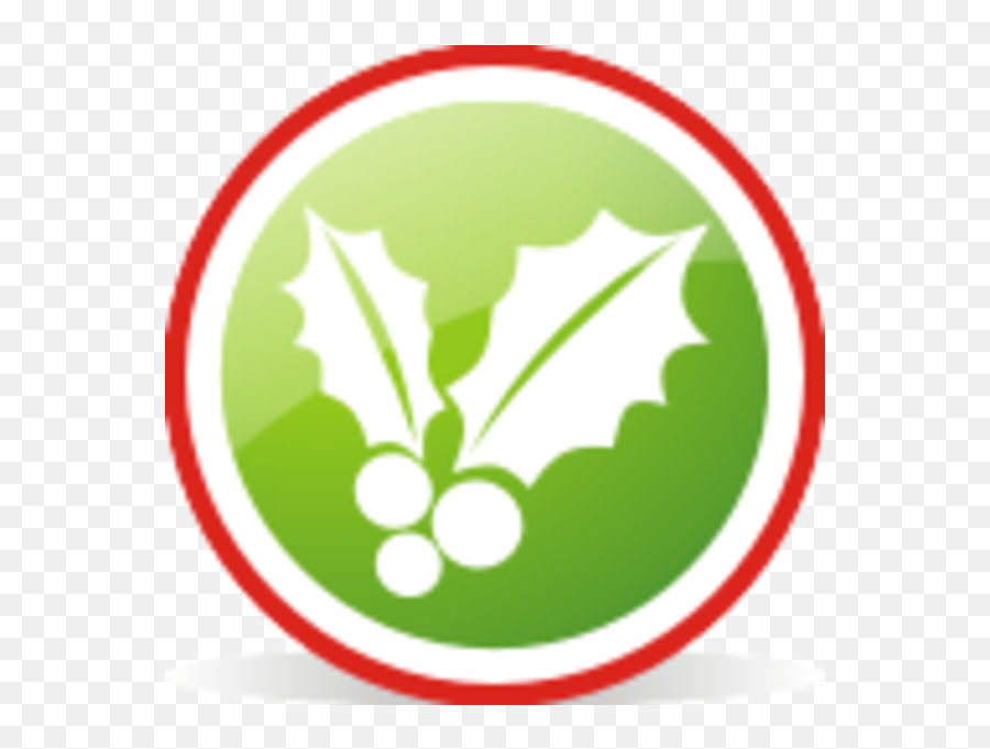 Christmas Mistletoe Rounded Free Images At Clkercom - Mistletoe Emoji,Mistletoe Transparent
