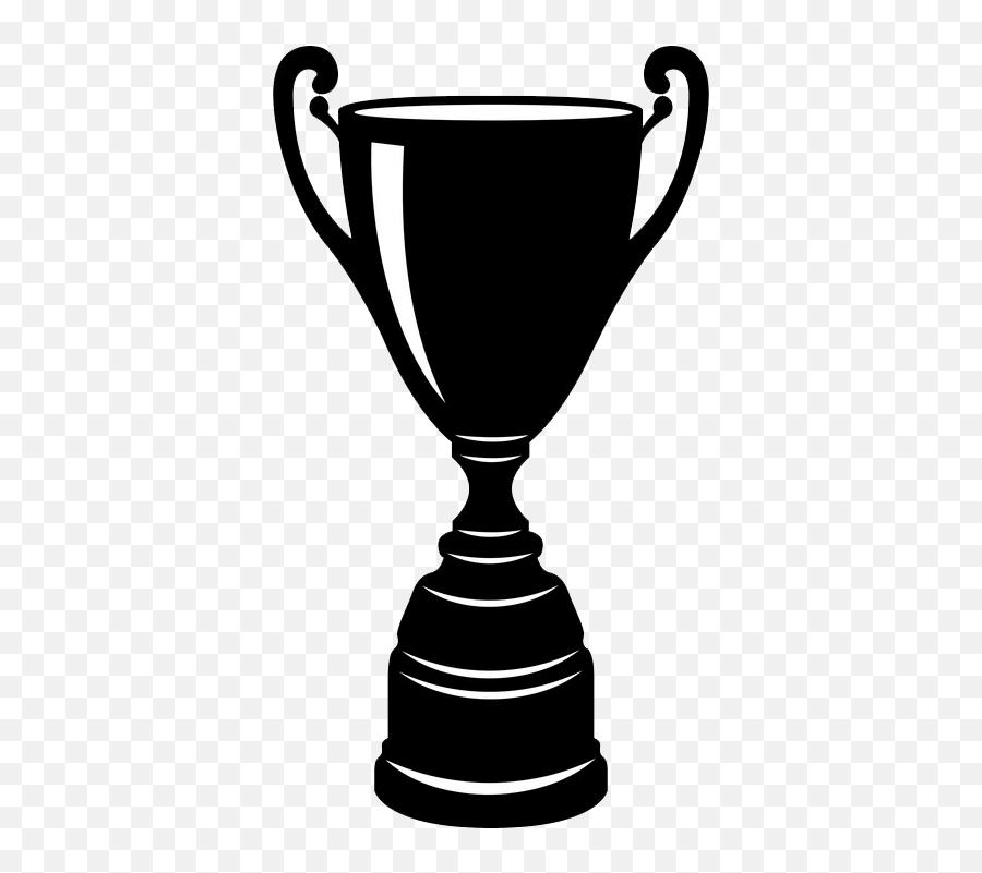 Black And White Trophy Clipart - Lovely Emoji,Trophy Clipart