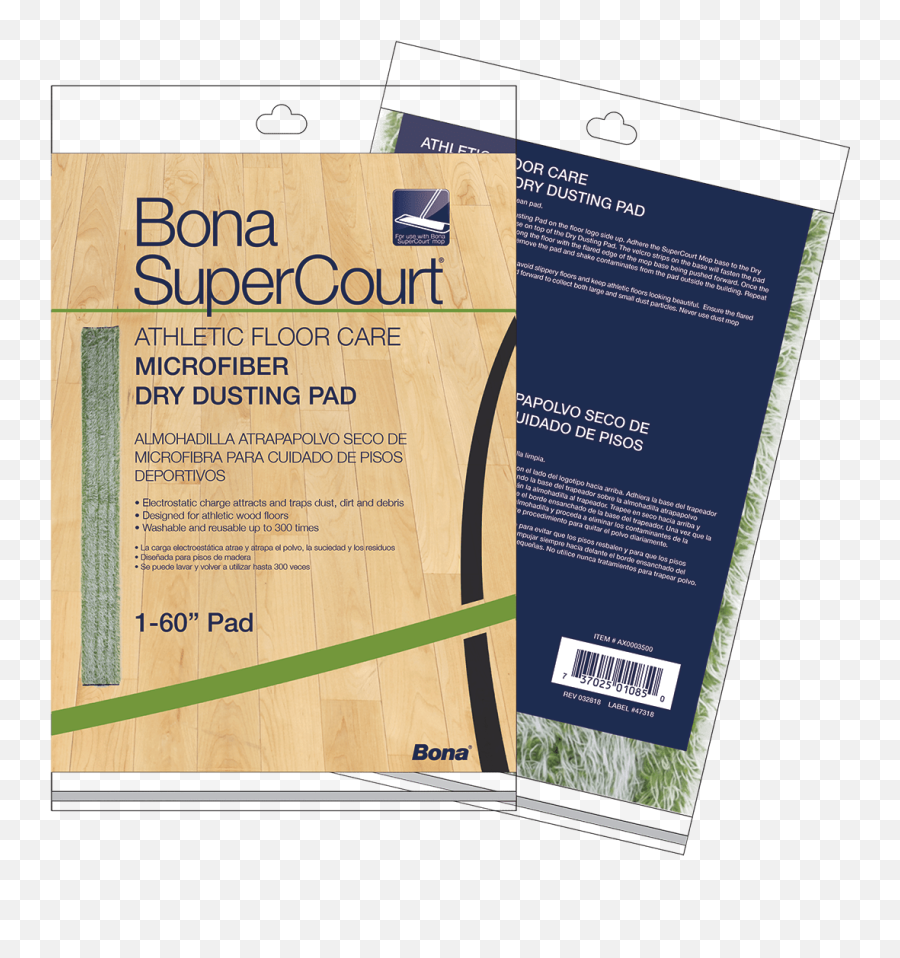 Bona Supercourt Athletic Floor Care Microfiber Dry Dusting - Document Emoji,Dust Particles Png