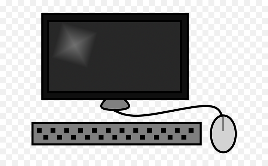 Download Pc Clipart Computer Monitor - Computer Monitor Clipart Emoji,Monitor Clipart