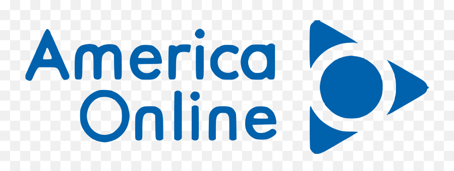 Aol Logo - America Online Emoji,Blue Triangle Logos