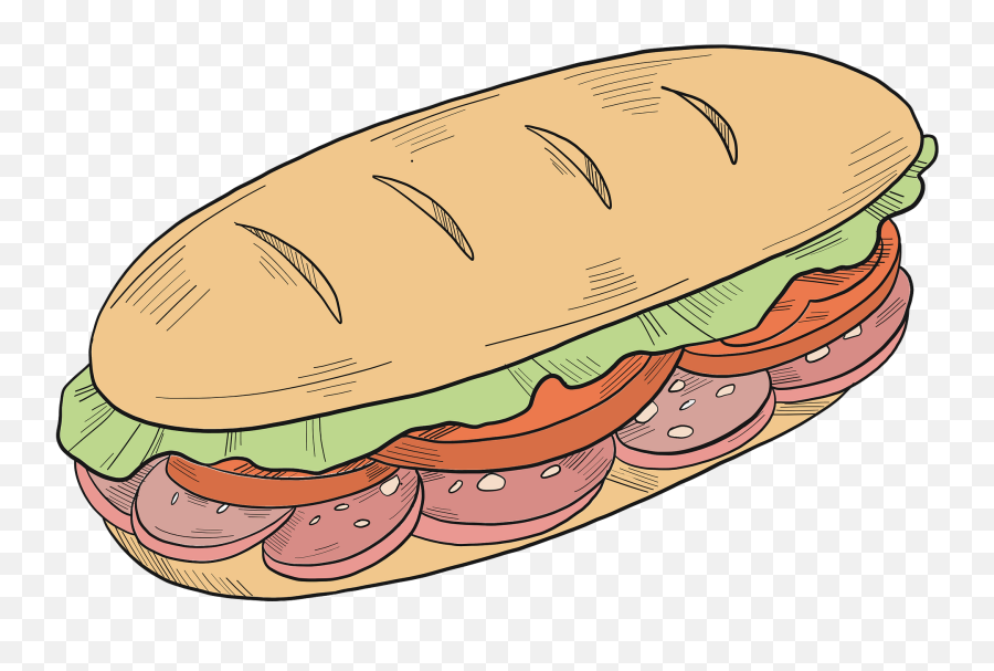 Sandwich Clipart - Clipart Sandwich Emoji,Sandwich Clipart